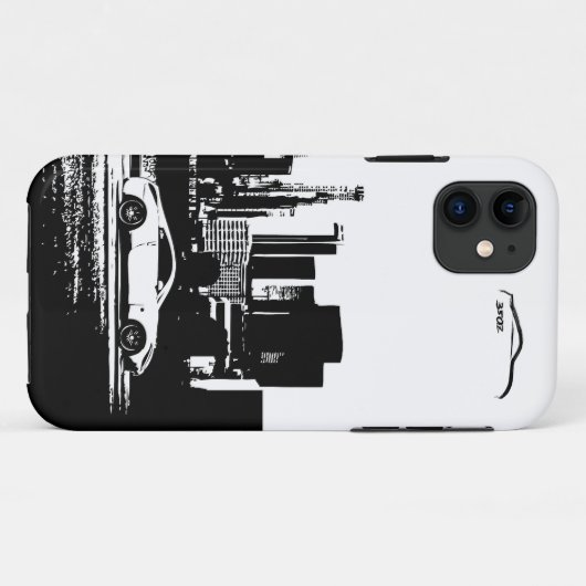 Rolling Shot 350Z Case-Mate iPhone Hülle (Rückseite (Horizontal))