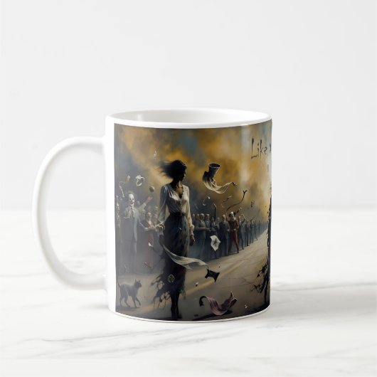 Rolling Stone Storm Road Surrealer Traumbecher Kaffeetasse (Links)