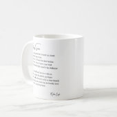 Rolling Stones Schattengedicht Kaffee Tee Tasse bl (Vorderseite Links)