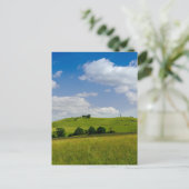 Rolling Summer Landscape Postkarte (Stehend Vorderseite)