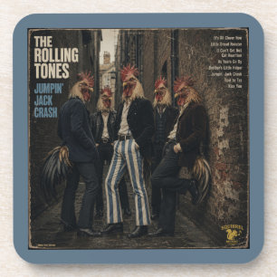 Rolling Tones: eine Parodie Getränkeuntersetzer