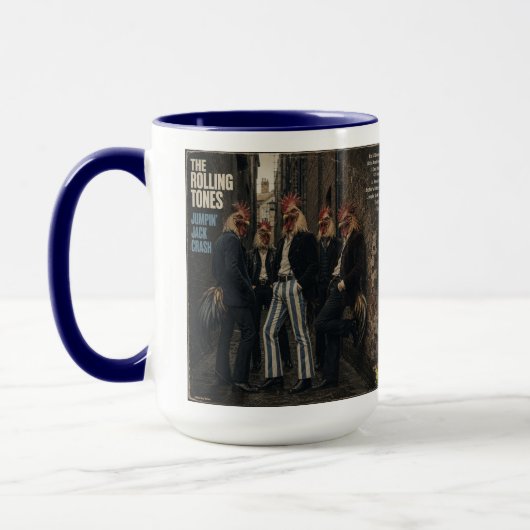 Rolling Tones: eine Parodie Tasse (Links)