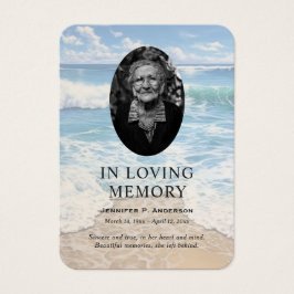 Rolling Waves Beach Memorial Gebet Fotokarten