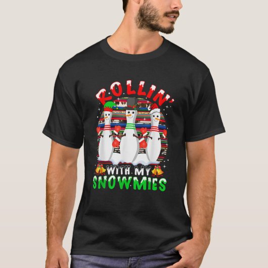 Rolling with my FunnyLovers Christmas Weihnachten T-Shirt (Vorderseite)