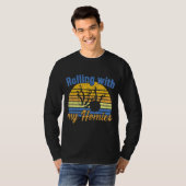 Rolling with my home Retro Bowling T-Shirt (Vorne ganz)