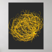 RollinGolden Tumbleweed Pflanze Originale Kunst Poster (Vorne)