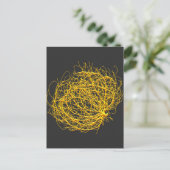 RollinGolden Tumbleweed Pflanze Originale Kunst Postkarte (Stehend Vorderseite)