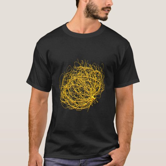 RollinGolden Tumbleweed Pflanze Originale Kunst T-Shirt (Vorderseite)