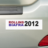 ROLLINS/BIAFRA im Jahre 2012 Autoaufkleber (Auf Auto)