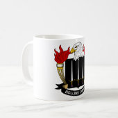 Rollins Familienwappen Kaffeetasse (Vorderseite Links)