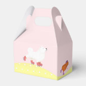 Rollkarton für Hunde und Guinea, Gastgeschenk Geschenkschachtel (Rückseite)