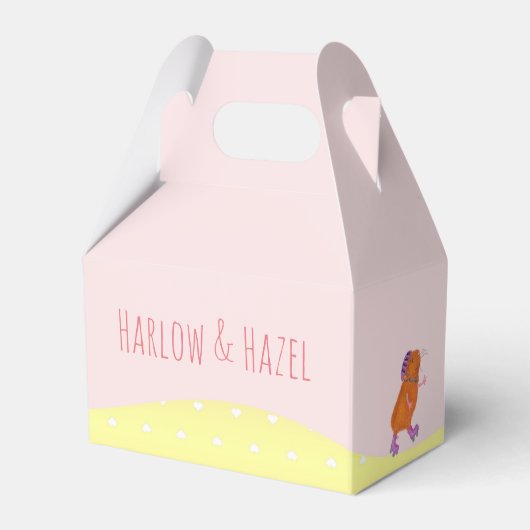 Rollkarton für Hunde und Guinea, Gastgeschenk Geschenkschachtel (Vorderseite)