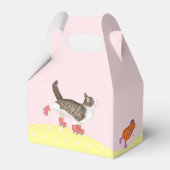 Rollkarton für Katze und Guinea, Gastgeschenk Geschenkschachtel (Rückseite)