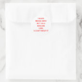 Rollmädchen Runder Aufkleber (Tasche)