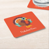 Rollo die Türkei Rechteckiger Pappuntersetzer (angewinkelt)