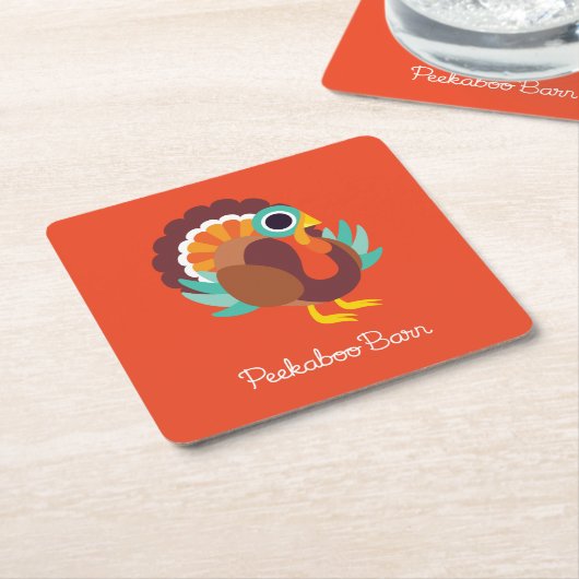 Rollo die Türkei Rechteckiger Pappuntersetzer (angewinkelt)