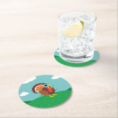 Rollo die Türkei Runder Pappuntersetzer (Vor Ort)