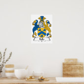 Rollo-Familienwappen Poster (Küche)