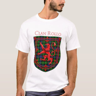 Rollo Tartan Scottish Kariert Lion Rampant T-Shirt