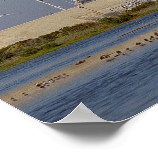 Rollout of Space Shuttle Atlantis (STS-27) Poster (Ecke)