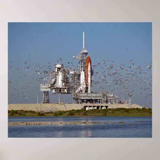 Rollout of Space Shuttle Atlantis (STS-27) Poster (Vorne)