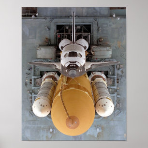Rollout of Space Shuttle Atlantis (STS-79) Poster