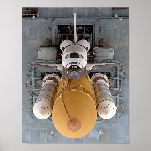 Rollout of Space Shuttle Atlantis (STS-79) Poster (Vorne)