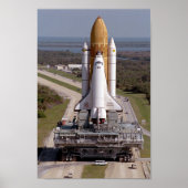 Rollout of Space Shuttle Discovery (STS-63) Poster (Vorne)