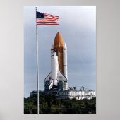 Rollout of Space Shuttle Discovery (STS-82) Poster (Vorne)