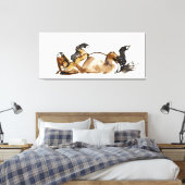 Rollpferd Leinwanddruck (Insitu (Schlafzimmer))