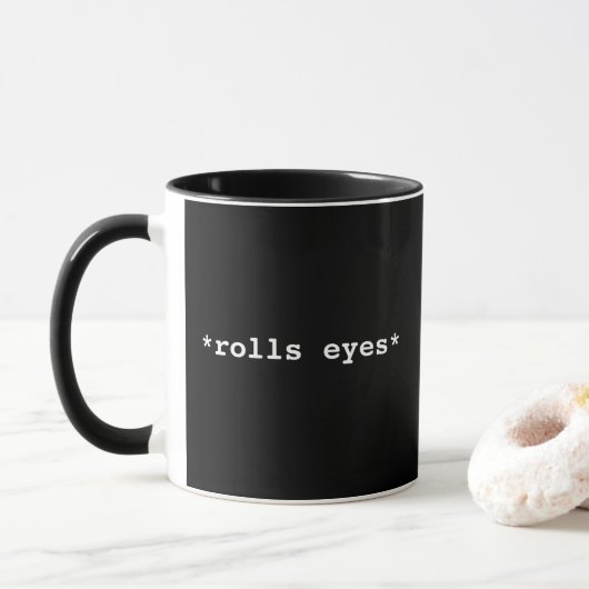 Rolls mustert kombinierte Tasse (Mit Donut)