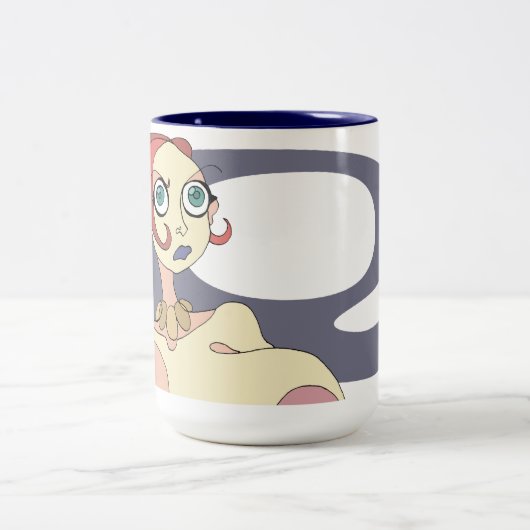 Rolls N faltet (J.I.M. Artwork) Tasse (Mittel)