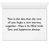 "ROLLS ROYCE WEDDING WISHES" (Innenansicht Horizontal (Unten))