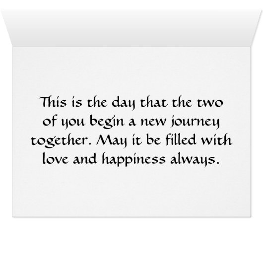 "ROLLS ROYCE WEDDING WISHES" (Innenansicht Horizontal (Unten))