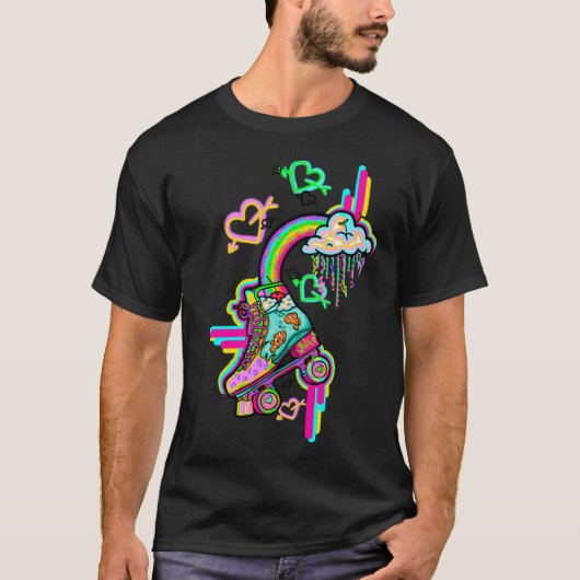 Rollschuh Aquarium T-Shirt (Vorderseite)