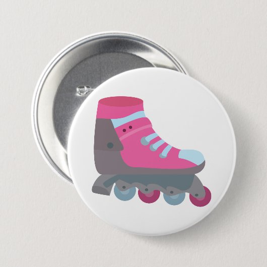 Rollschuh Button (Vorne & Hinten)