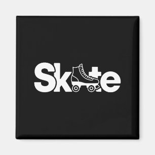 Rollschuh fahren Rollschuh fahren Rollschuhlaufen Magnet