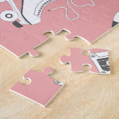 Rollschuh-Kassettenmuster. Puzzle (Seite)