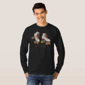 Rollschuh Longsleeve T-Shirt (Vorne ganz)