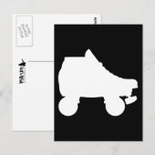 Rollschuh Postkarte (Vorne/Hinten)