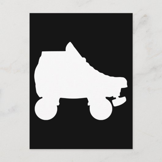 Rollschuh Postkarte (Vorderseite)