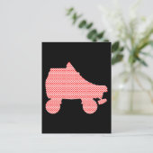 Rollschuh Postkarte (Stehend Vorderseite)