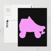 Rollschuh Postkarte (Vorne/Hinten)