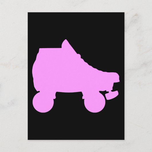 Rollschuh Postkarte (Vorderseite)
