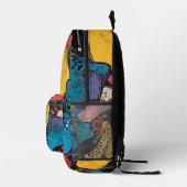 Rollschuh-Rucksack – Personalisierter Text Bedruckter Rucksack (Rechts)