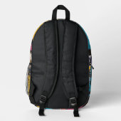 Rollschuh-Rucksack – Personalisierter Text Bedruckter Rucksack (Rückseite)