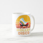 Rollschuh Skaten Roller Disco Kaffeetasse (VorderseiteRechts)