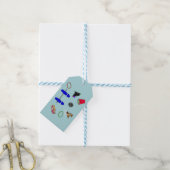 Rollschuhbahn-Tags Geschenkanhänger (Mit Garn)