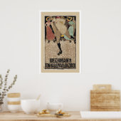 Rollschuhbahn Zürich Schweiz Vintage Poster (Küche)