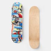 Rollschuhdeck Skateboard (Vorderseite)